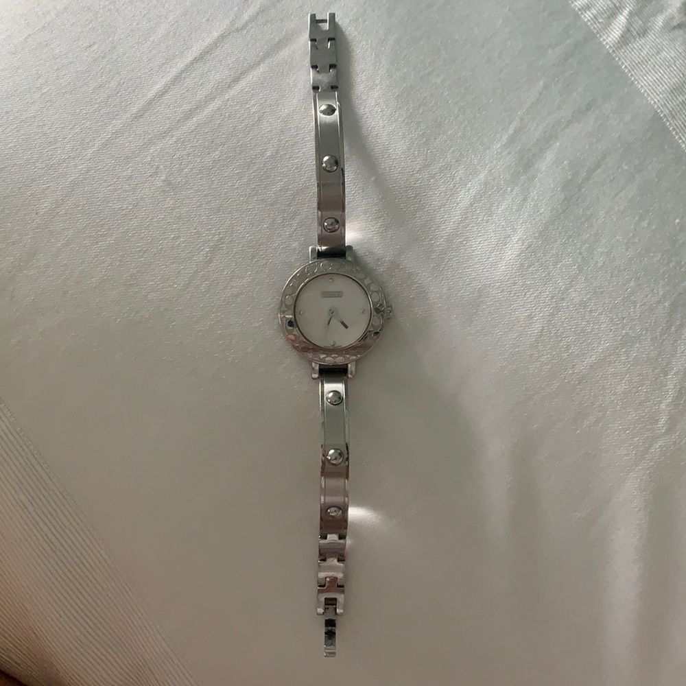 Silver Coach Women’s Watch